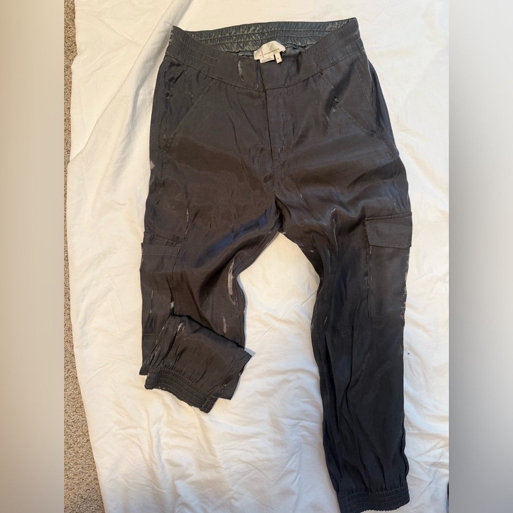 Anthropologie Charcoal Gray Pants